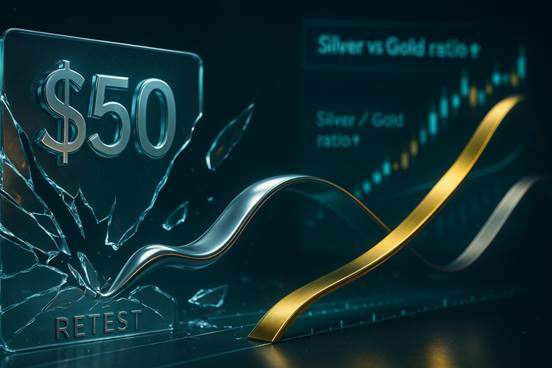  GTC泽汇：白银强势突破五十美元 长期牛市或加速演进   